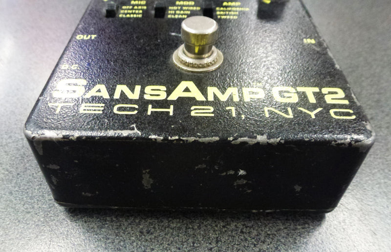 Vintage GT-2 Tech 21 Sansamp Guitar /Amp Simulator Pedal