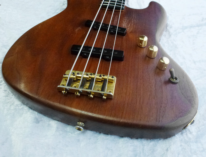 MOON BASS JJ-4 jazz Style Bass Walnut Made In Japan