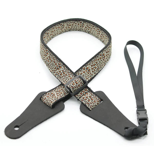 DSL Leopard Ukulele Strap Made In Australia