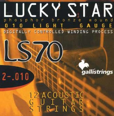 Galli LS70 Lucky Star Phosphor Bronze Acoustic 12 String Light 10-47