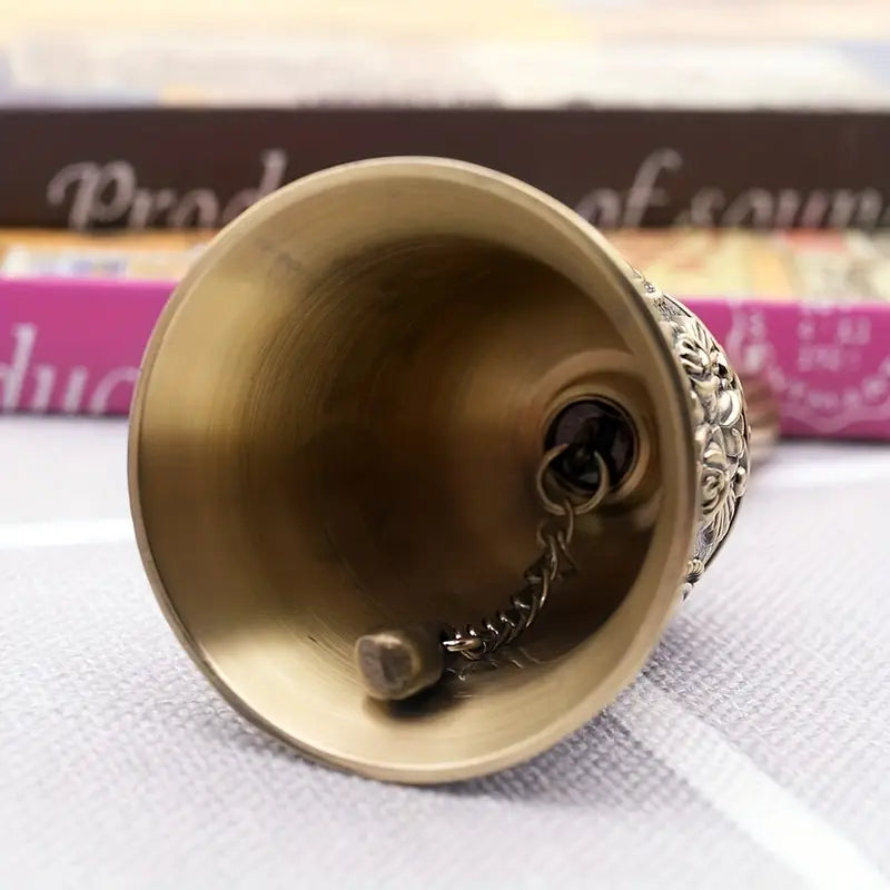 MMC Brass Hand Bell, Wedding Bells Eid Al-Adha Mubarak Call Bell 11.3cm X 5.4cm