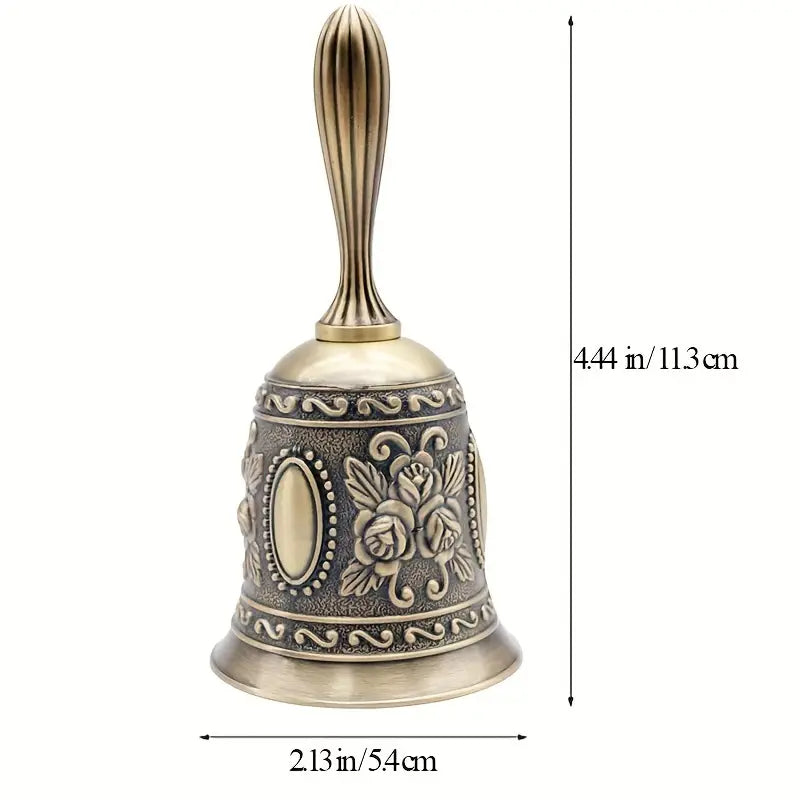 MMC Brass Hand Bell, Wedding Bells Eid Al-Adha Mubarak Call Bell 11.3cm X 5.4cm