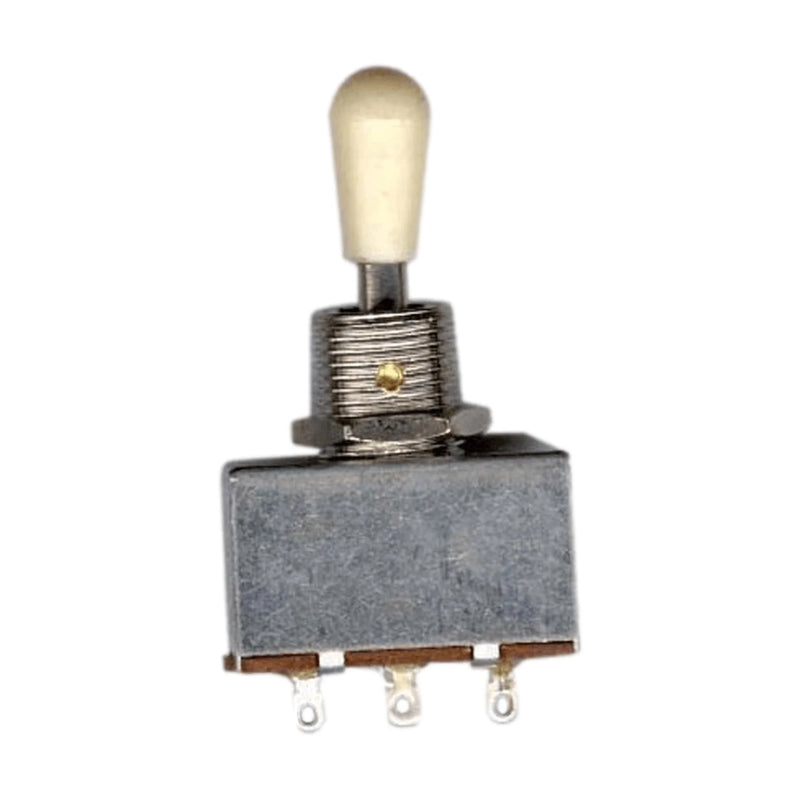 MMC Toggle Switch 3 Way White Knob