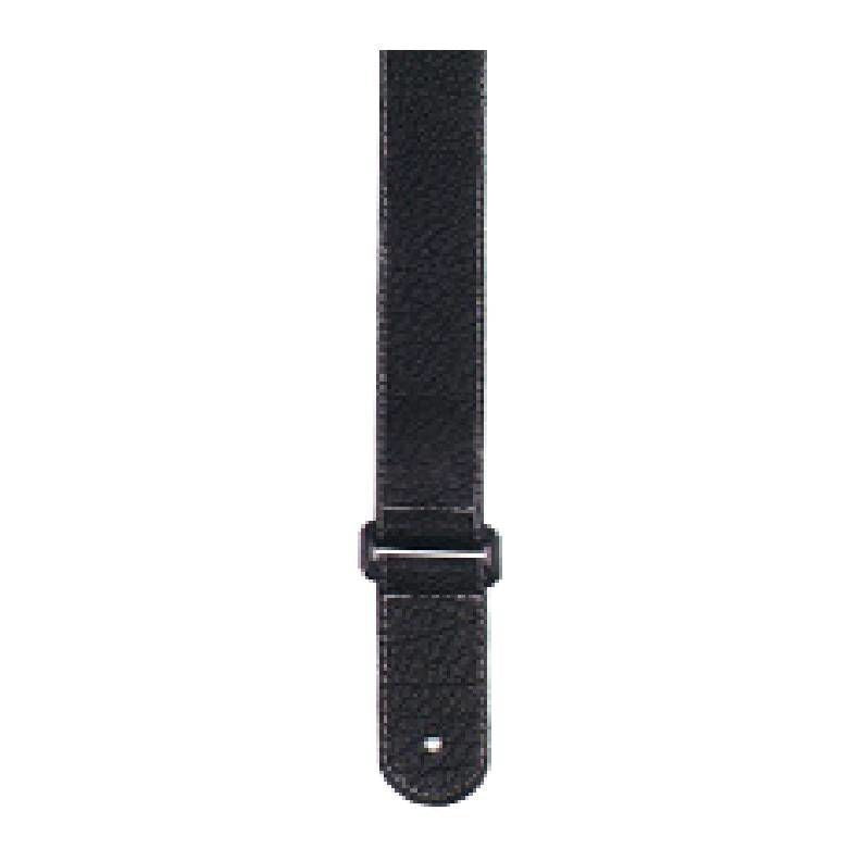 XTR 2in Leather Ukulele Strap in Black