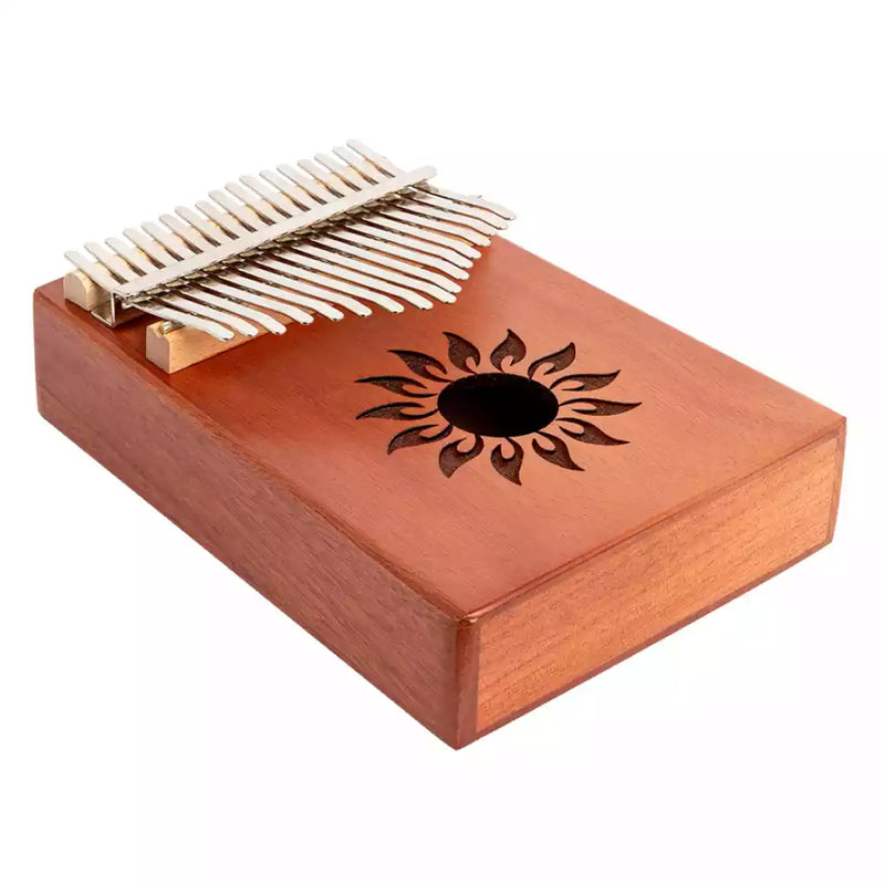 Angel Kalimba In Key Of C Natural Mahogany Wood C/W Bag ,Hammer  & Instructions