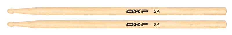 DXP 5A Wood Tip Hickory Drumsticks