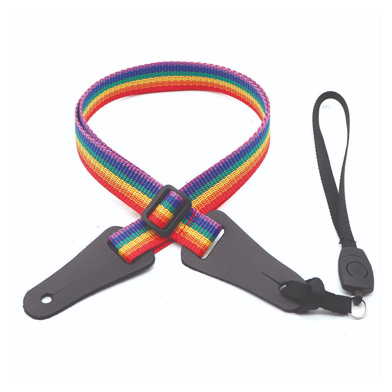 DSL POLY Ukulele Strap Rainbow Made In Australia