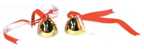 MMC Pair 2" Brass Hand Bells