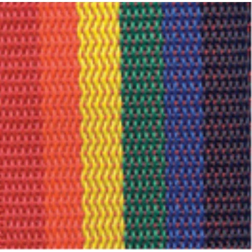 LM 2' POLY GUITAR STRAP RAINBOW