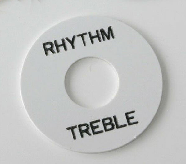 MMC LP Style Rhythm / Treble Switch Cover Plate White