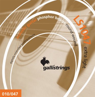 Galli Lucky Star Phosphor Bronze Acoustic Strings Extra Lite 10-47 Gauge