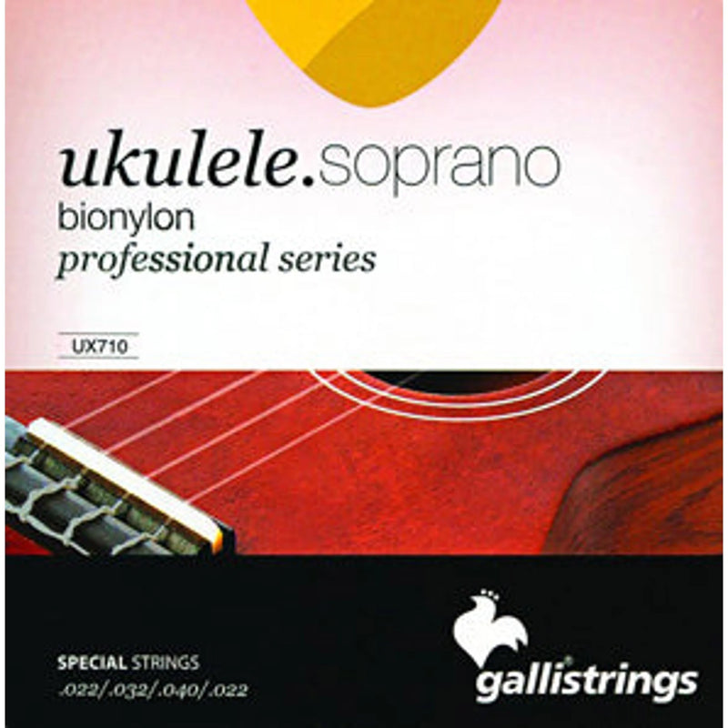 Galli String Set Soprano Ukulele Strings  BIONYLON Professional Series