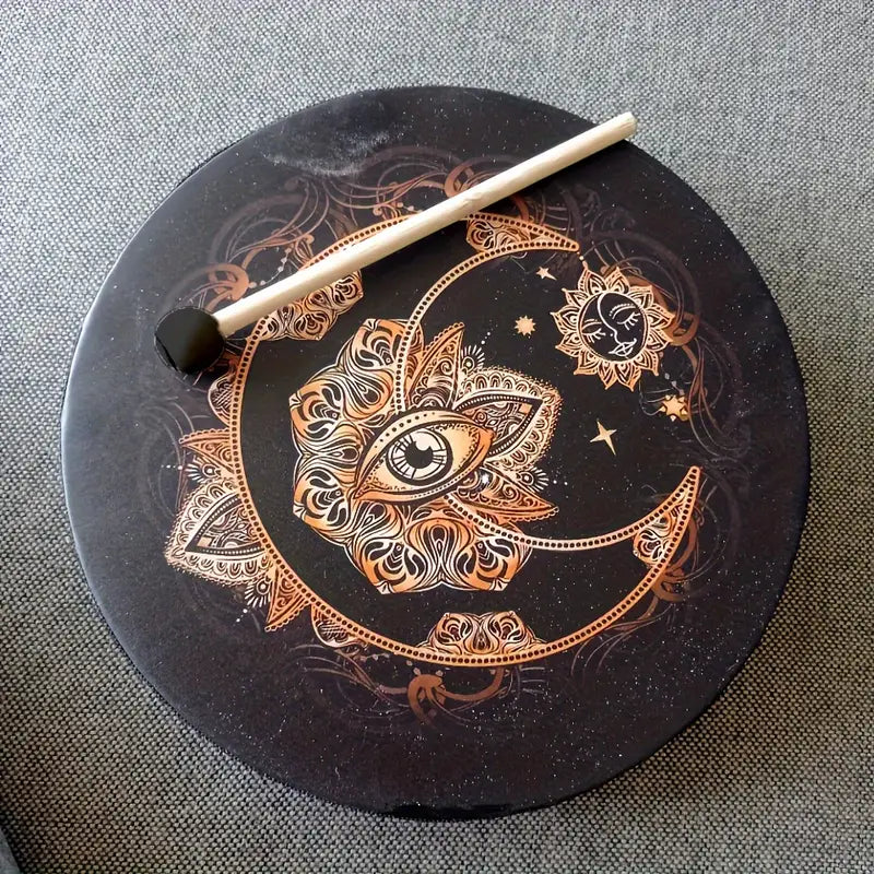 MMC 10 Inch Shamanic Tree of Life Frame Drum with Beater