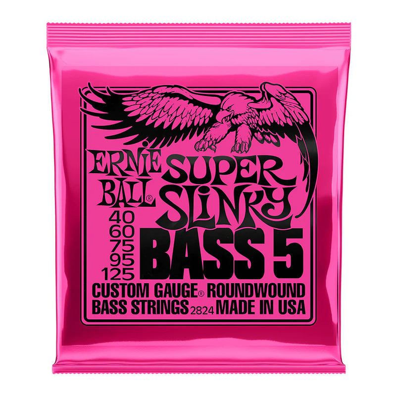 Ernie Ball 5 String 40-125 Bass Strings Super Slinky