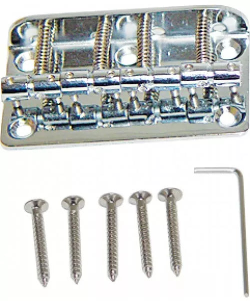 DR PARTS BASS BRIDGE/TAILPIECE CHROME