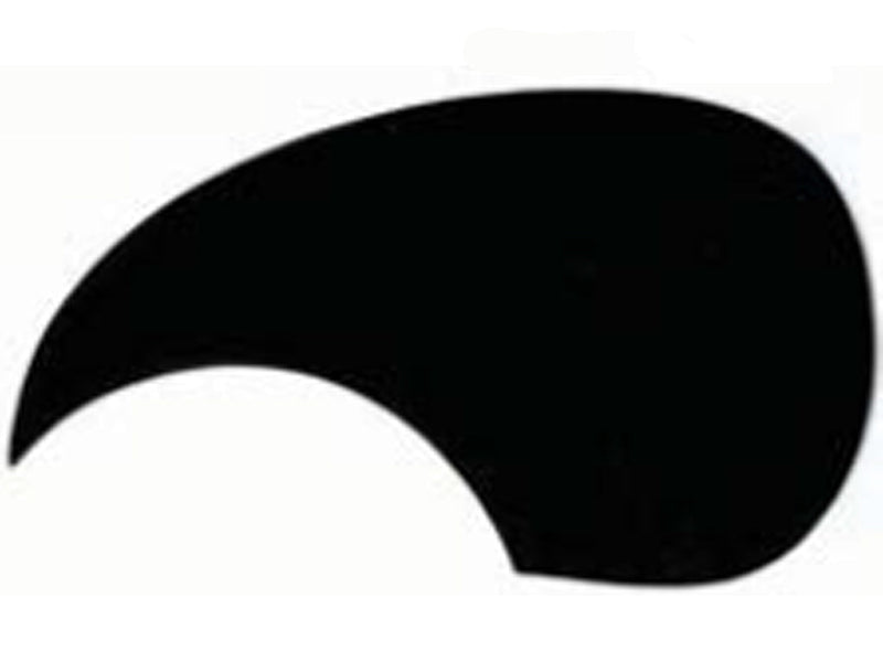 MMC Black Teardrop Scratchplate for Acoustic Guitar (Left Handed)